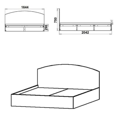 Кровать160_эскиз