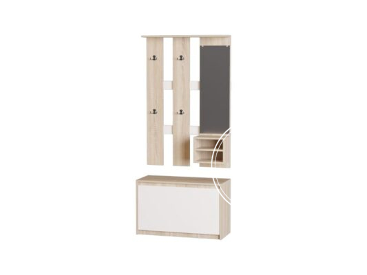 Прихожая Микс_сонома-белый