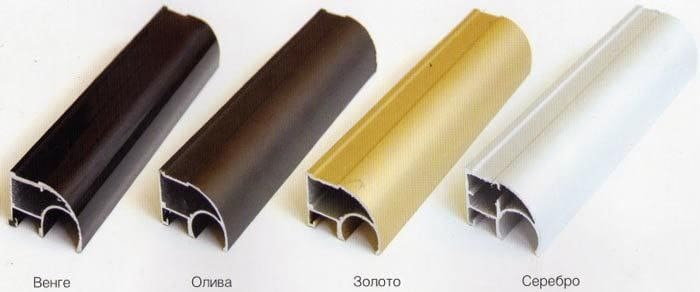 Шкаф-купе цвета профиля Шкаф-купе цвета профиля