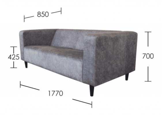 Тайм диван LOFT_размеры