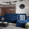 Угловой диван Барселона Кайрос/White Cactus