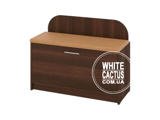 Тумба для обуви Б-1_орех+рыжий