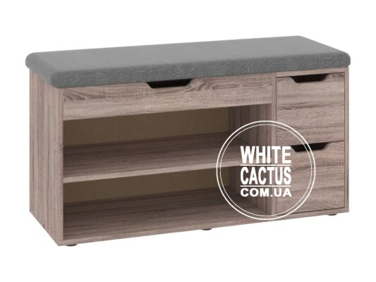 Тумба для обуви Б-8_трюфель+серый