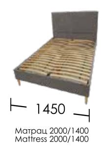 Кровать ЛОТТО_размеры140-200